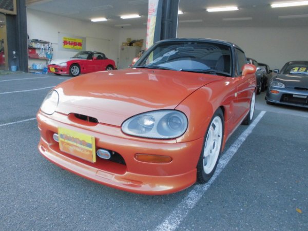 スズキカプチーノH4年　カリプソオレンジ　５MT　　78万円　商談中