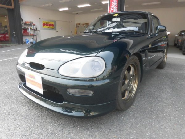 スズキカプチーノH４年式　オペルグリーン　５MT　９８万円 商談中