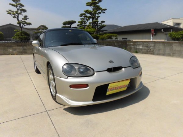 スズキカプチーノH4年式　サテライトシルバー　５MT　64.8万円