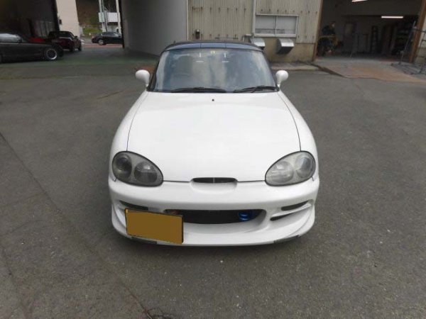 スズキカプチーノＨ6年　パールホワイト5ＭＴ　91.8万円　商談中