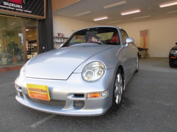 ダイハツコペンH1５年シルバーMレザーパックAT68万円　