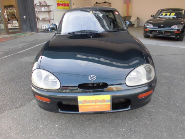 ズズキカプチーノH7年　EA11R2型　ダーククラシックジェイドパール５MT　８８万円 商談中