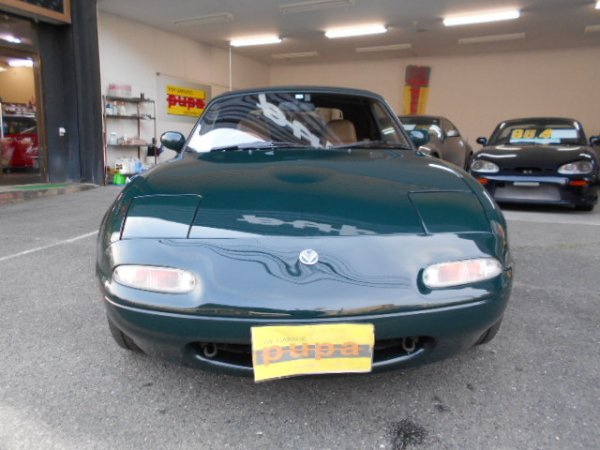 ユーノスロードスターH2年Vスペシャル　５MT　グリーン　８６．４万円 商談中