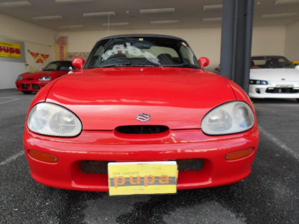 スズキカプチーノH９年式　アンタレスレッド５MT　