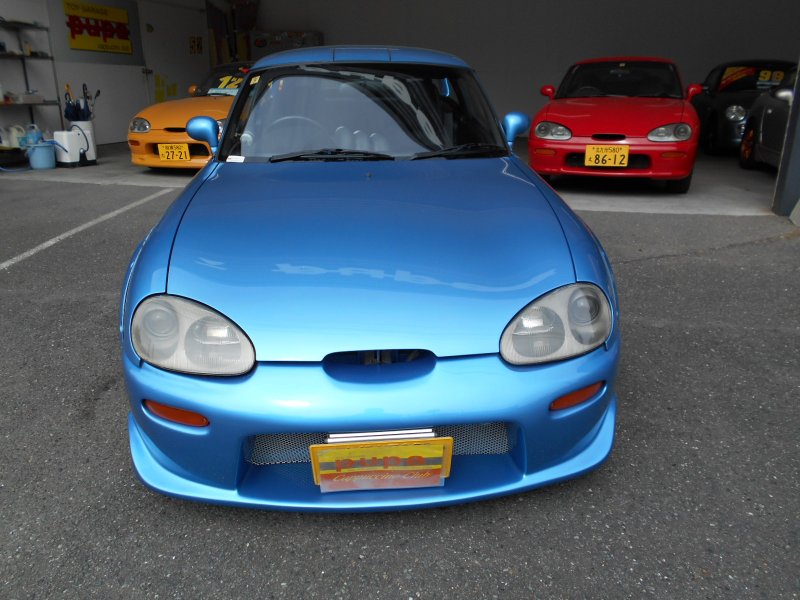 スズキカプチーノH4年式サファイヤブルー５MT　１２８万円　商談中