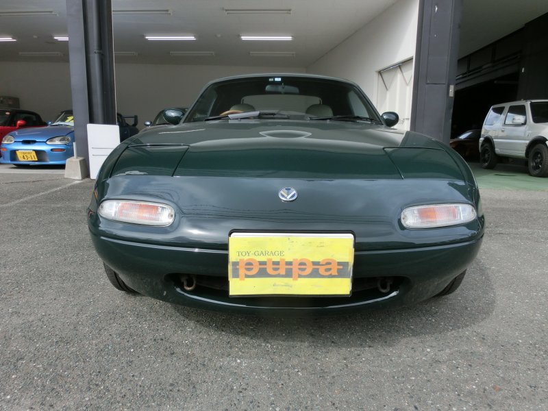 ユーノスロードスターH2年Vスペシャル　５MT　ネオグリーン　１０８万円