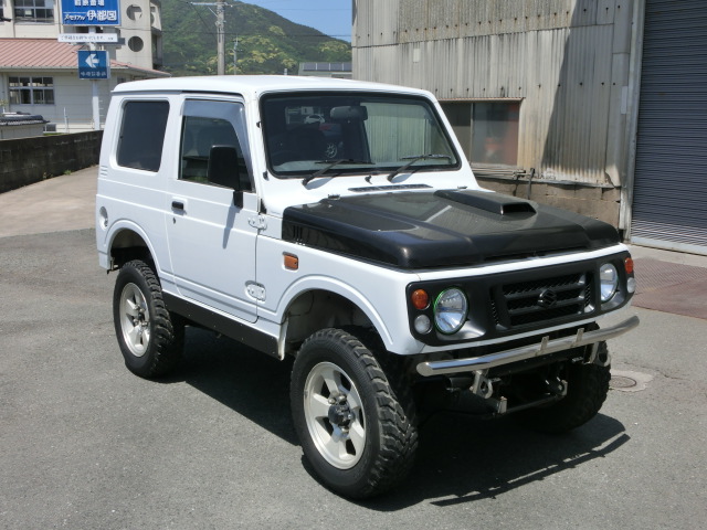 スズキジムニーH１０年式白５MTランドベンチャー　３８万円　