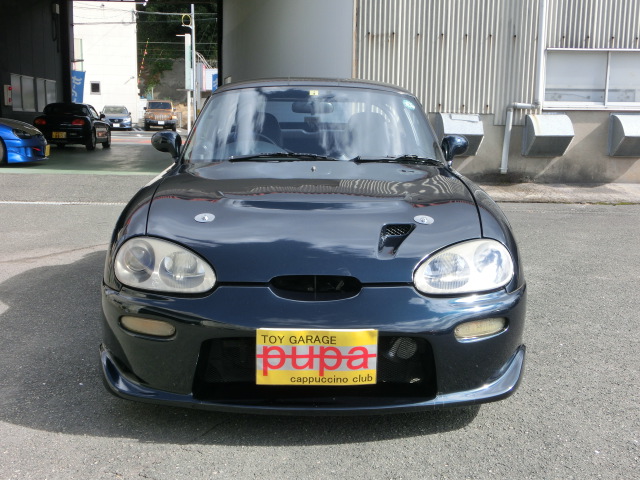 スズキカプチーノH７年　セミコンプリートグリーン５MT　１４８万円商談中