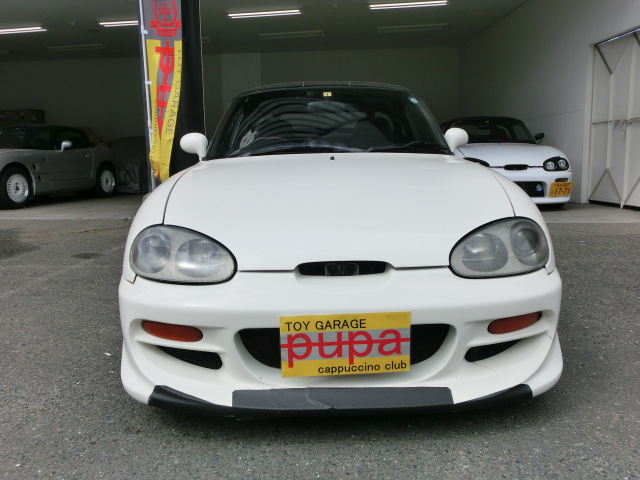 スズキカプチーノH５年式５MT　チャンピオンシップホワイト５８万円　商談中
