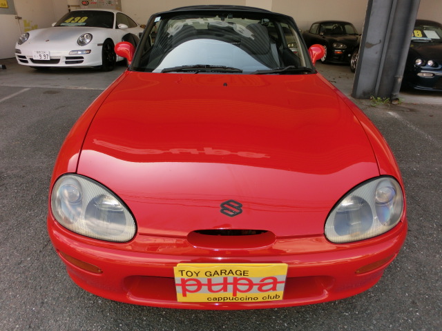 スズキカプチーノH8年式アンタレスレッド５MT　１３８万円