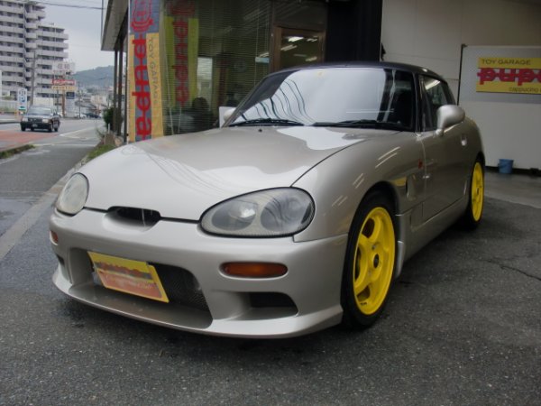 スズキカプチーノＨ４年式　サテライトシルバー　５ＭＴ　８0万円