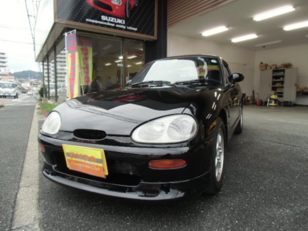 スズキカプチーノH５年　ソリッドブラック５MT　３８万円