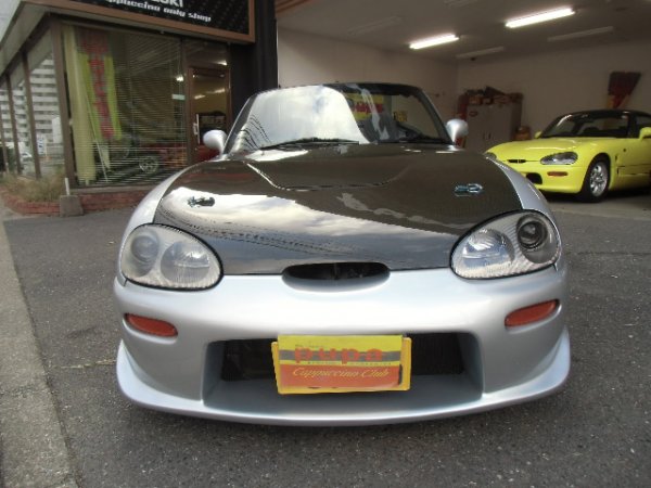 スズキカプチーノH８年２１R改　マーキュリーシルバー　148万円