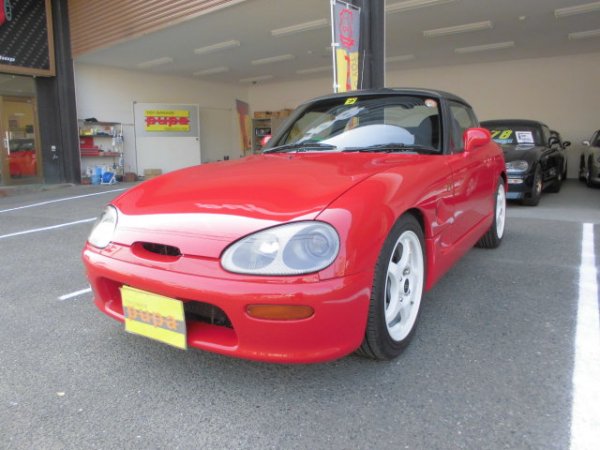 スズキカプチーノH８年式　５MT　アンタレスレッド７８万円