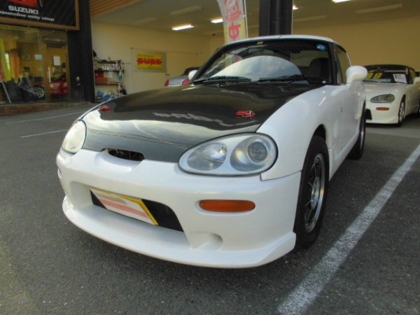 スズキカプチーノH５年　パールホワイト　５MT　８８万円